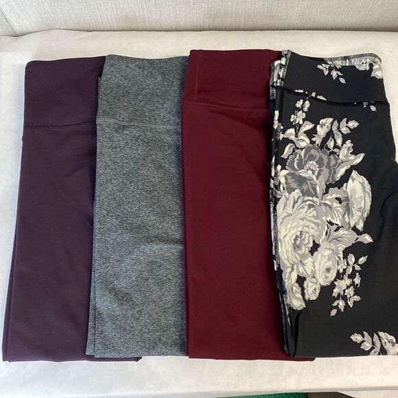 Bundle Womens Leggings Medium 4 Pairs Lot Marika Mondetta Albion Core 10 - Picture 1 of 14